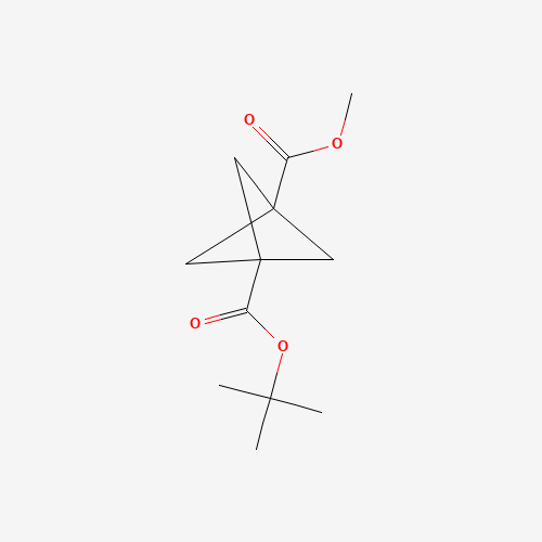(S)-2-(tert-Butylamino)-3-((3-(methoxycarbonyl)bicyclo[1.1.1]pentane-1-carbonyl)oxy)propanoic acid