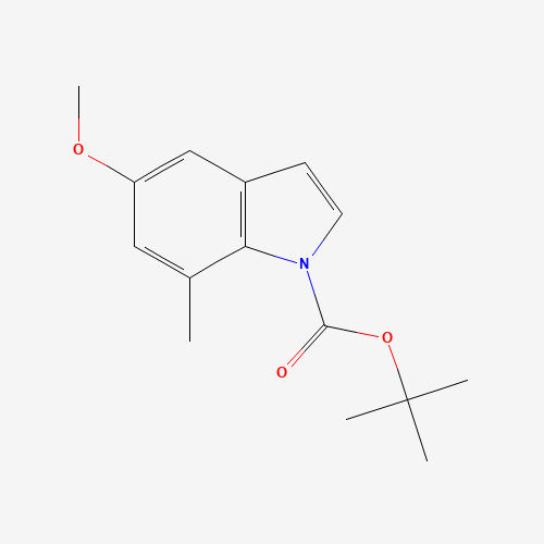 tert-Butyl 5-methoxy-7-methyl-1H-indole-1-carboxylate