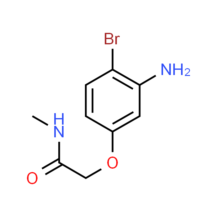 2-(3-Amino-4-bromophenoxy)-N-methylacetamide