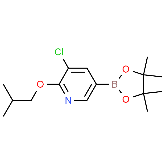 3-Chloro-2-isobutoxy-5-(4,4,5,5-tetramethyl-1,3,2-dioxaborolan-2-yl)pyridine