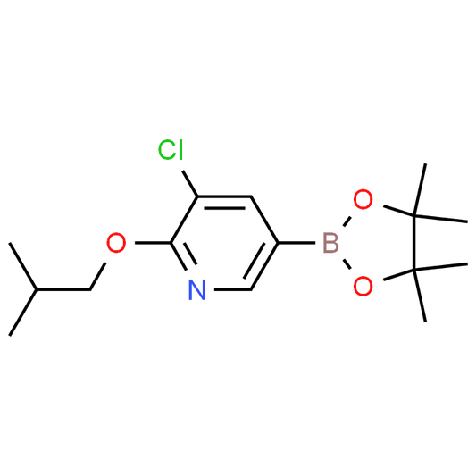 3-Chloro-2-isobutoxy-5-(4,4,5,5-tetramethyl-1,3,2-dioxaborolan-2-yl)pyridine