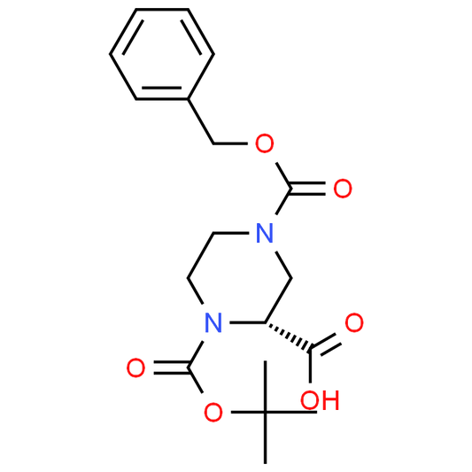 (R)-4-((Benzyloxy)carbonyl)-1-(tert-butoxycarbonyl)piperazine-2-carboxylic acid