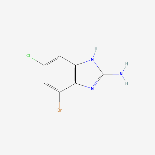 4-Bromo-6-chloro-1H-benzo[d]imidazol-2-amine