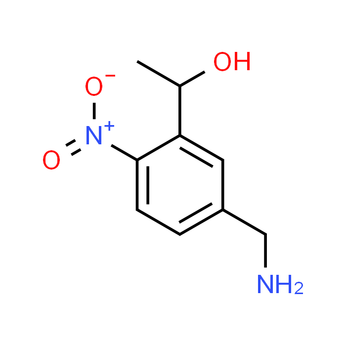 1-(5-(Aminomethyl)-2-nitrophenyl)ethanol