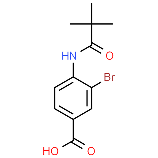 3-Bromo-4-pivalamidobenzoic acid