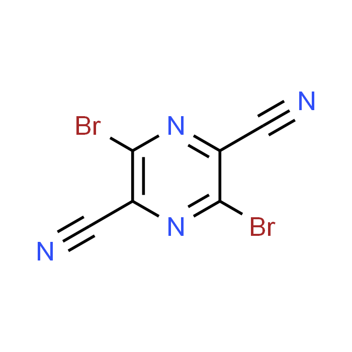 3,6-Dibromopyrazine-2,5-dicarbonitrile