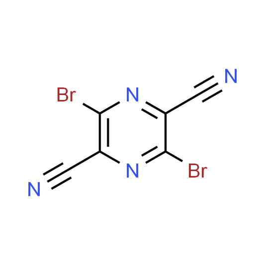 3,6-Dibromopyrazine-2,5-dicarbonitrile