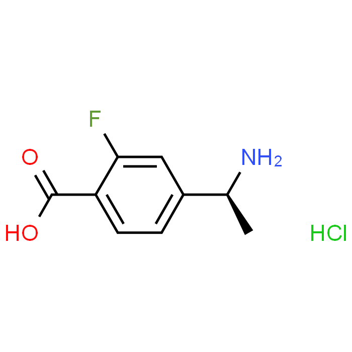 (S)-4-(1-Aminoethyl)-2-fluorobenzoic acid hydrochloride