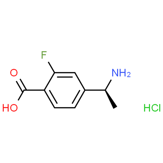 (S)-4-(1-Aminoethyl)-2-fluorobenzoic acid hydrochloride