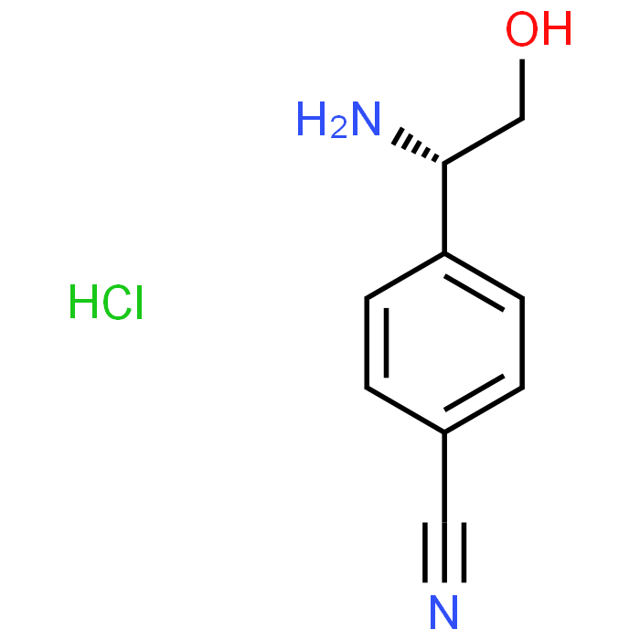 (S)-4-(1-Amino-2-hydroxyethyl)benzonitrile hydrochloride