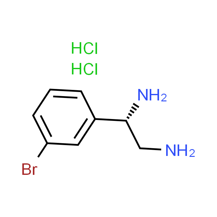 (S)-1-(3-Bromophenyl)ethane-1,2-diamine dihydrochloride