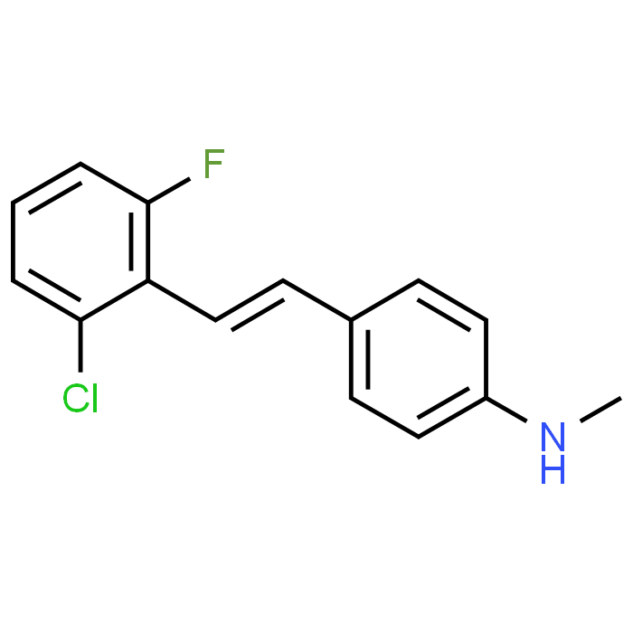 (E)-4-(2-Chloro-6-fluorostyryl)-N-methylaniline