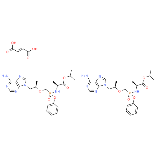 Isopropyl (((((R)-1-(6-amino-9H-purin-9-yl)propan-2-yl)oxy)methyl)(phenoxy)phosphoryl)-L-alaninate hemifumarate