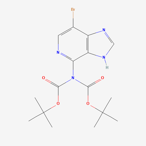 Di-tert-butyl (7-bromo-1H-imidazo[4,5-c]pyridin-4-yl)imidodicarbonate