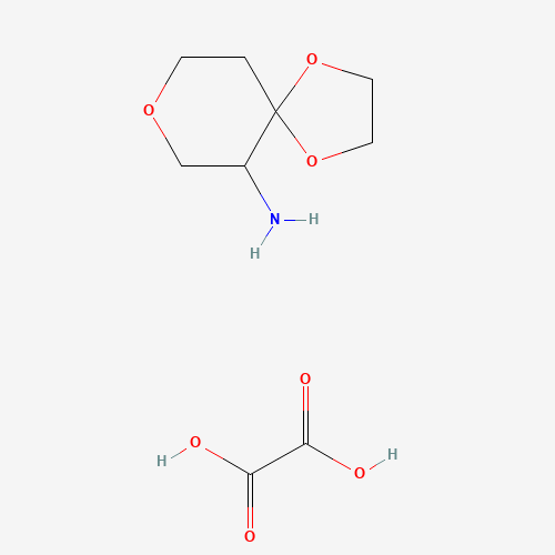 1,4,8-Trioxaspiro[4.5]decan-6-amine oxalate