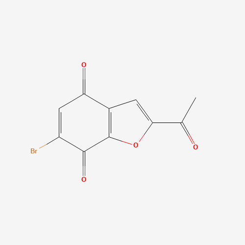 2-Acetyl-6-bromobenzofuran-4,7-dione