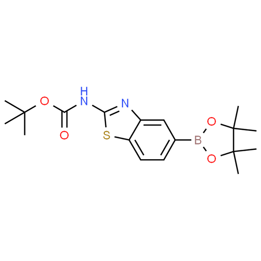 tert-Butyl (5-(4,4,5,5-tetramethyl-1,3,2-dioxaborolan-2-yl)benzo[d]thiazol-2-yl)carbamate