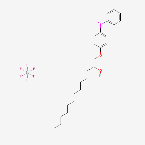 (4-((2-Hydroxytetradecyl)oxy)phenyl)(phenyl)iodonium hexafluoroantimonate