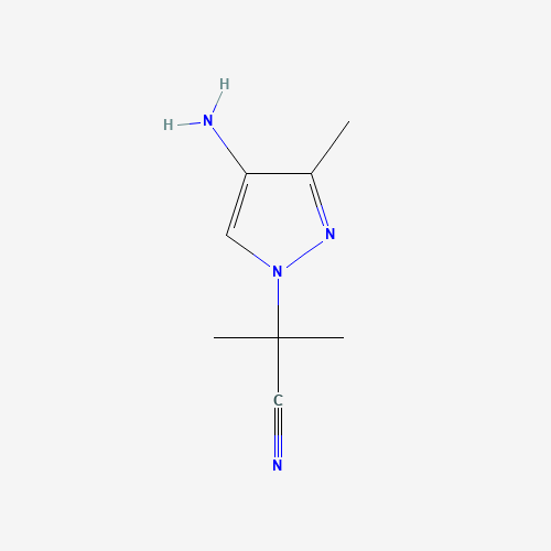 2-(4-Amino-3-methyl-1H-pyrazol-1-yl)-2-methylpropanenitrile