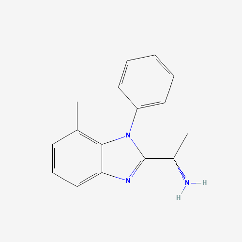 (S)-1-(7-Methyl-1-phenyl-1H-benzo[d]imidazol-2-yl)ethanamine
