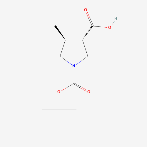 (3S,4S)-1-(tert-Butoxycarbonyl)-4-methylpyrrolidine-3-carboxylic acid