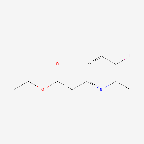 Ethyl 2-(5-fluoro-6-methyl-2-pyridyl)acetate