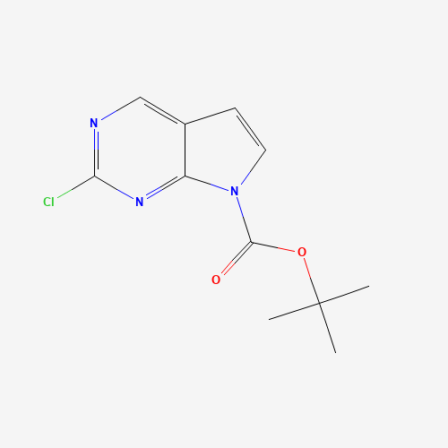 2-Chloro-7H-pyrrolo[2,3-d]pyrimidine-7-carboxylic acid 1,1-dimethylethyl ester