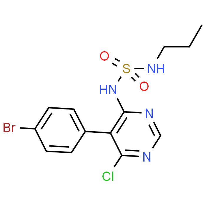 N-[5-(4-Bromophenyl)-6-chloro-4-pyrimidinyl]-N'-propylsulfamide