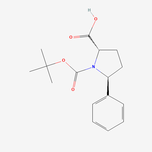 (2S,5S)-1-tert-butoxycarbonyl-5-phenyl-pyrrolidine-2-carboxylic acid