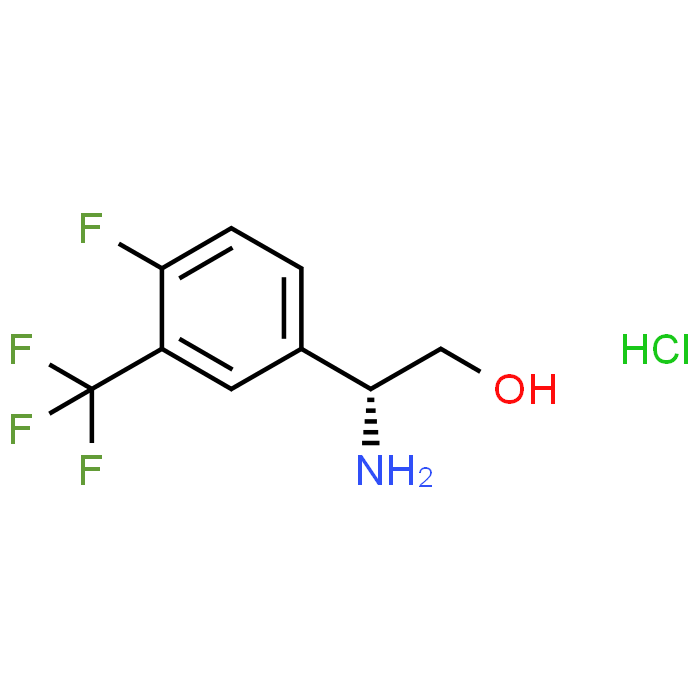 (R)-2-Amino-2-(4-fluoro-3-(trifluoromethyl)phenyl)ethanol hydrochloride