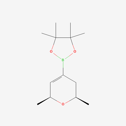 2-(cis-2,6-Dimethyl-3,6-dihydro-2H-pyran-4-yl)-4,4,5,5-tetramethyl-1,3,2-dioxaborolane