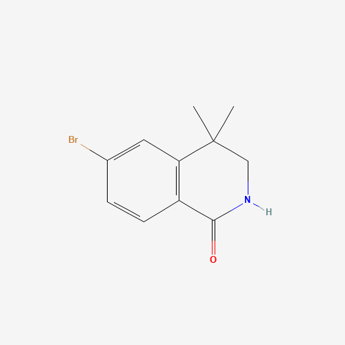 6-Bromo-4,4-dimethyl-3,4-dihydroisoquinolin-1(2H)-one
