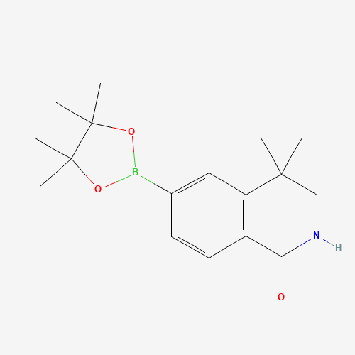 4,4-Dimethyl-6-(4,4,5,5-tetramethyl-1,3,2-dioxaborolan-2-yl)-3,4-dihydroisoquinolin-1(2H)-one