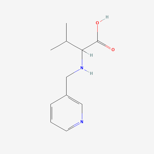 3-Methyl-2-((pyridin-3-ylmethyl)amino)butanoic acid