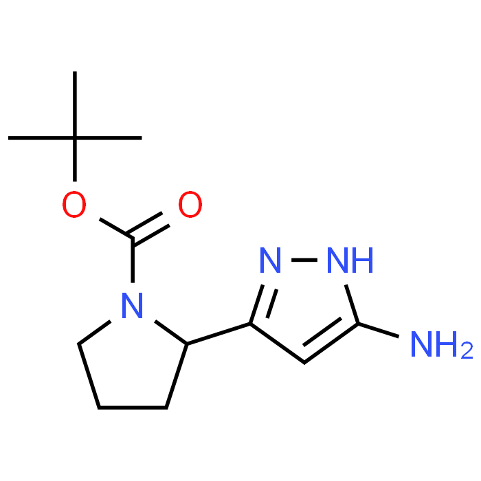 tert-Butyl 2-(5-amino-1H-pyrazol-3-yl)pyrrolidine-1-carboxylate
