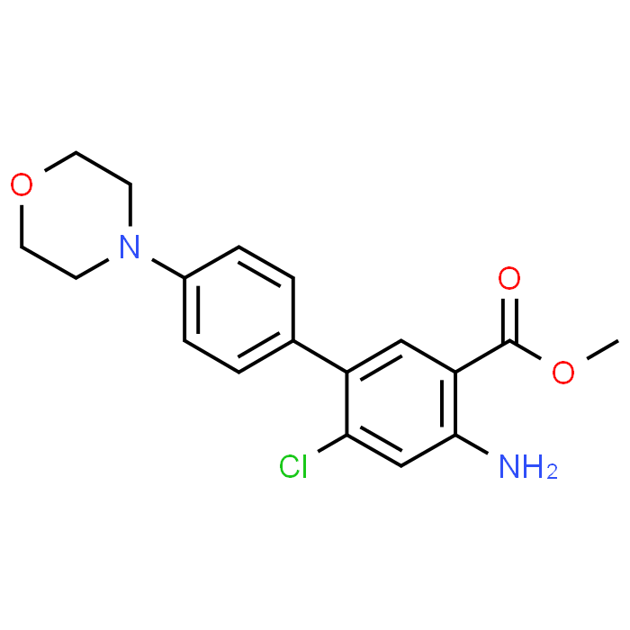 Methyl 4-amino-6-chloro-4'-morpholino-[1,1'-biphenyl]-3-carboxylate