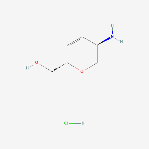 ((2S,5R)-5-Amino-5,6-dihydro-2H-pyran-2-yl)methanol hydrochloride
