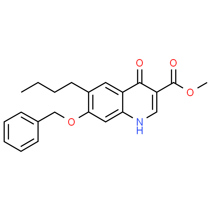 Methyl 7-(benzyloxy)-6-butyl-4-oxo-1,4-dihydroquinoline-3-carboxylate