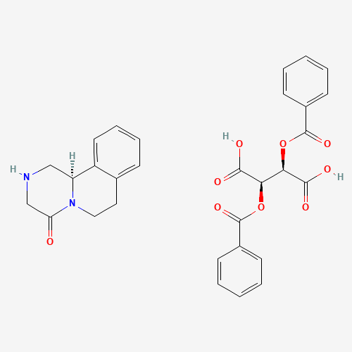 (R)-2,3,6,7-tetrahydro-1h-pyrazino[2,1-a]isoquinolin-4(11bH)-one (2R,3R)-2,3-bis(benzoyloxy)succinate