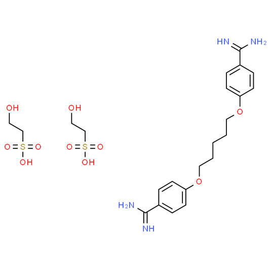 4,4'-(Pentane-1,5-diylbis(oxy))dibenzimidamide bis(2-hydroxyethanesulfonate)