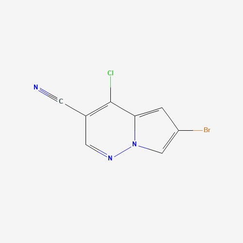 6-Bromo-4-chloropyrrolo[1,2-b]pyridazine-3-carbonitrile