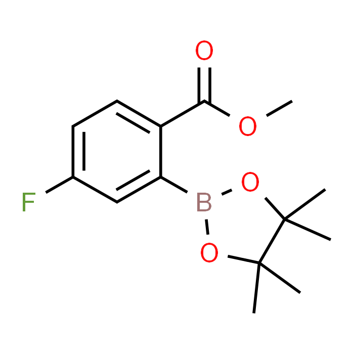 Methyl 4-fluoro-2-(4,4,5,5-tetramethyl-1,3,2-dioxaborolan-2-yl)benzoate