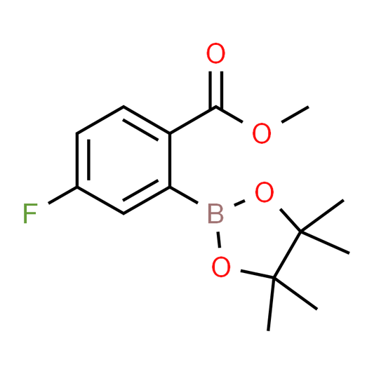 Methyl 4-fluoro-2-(4,4,5,5-tetramethyl-1,3,2-dioxaborolan-2-yl)benzoate