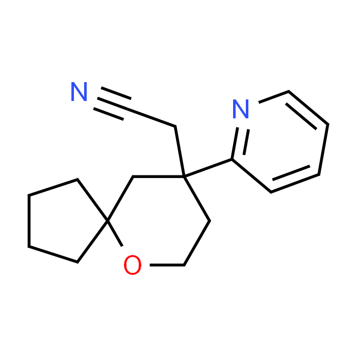 2-(9-(Pyridin-2-yl)-6-oxaspiro[4.5]decan-9-yl)acetonitrile