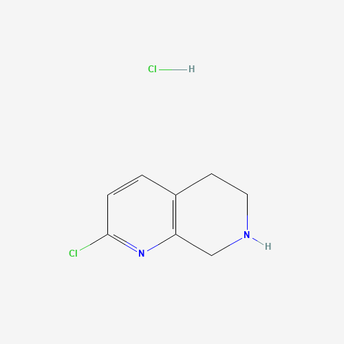 2-Chloro-5,6,7,8-tetrahydro-1,7-naphthyridine hydrochloride