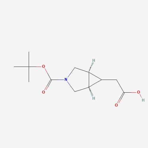 2-((1R,5S,6S)-3-(tert-butoxycarbonyl)-3-azabicyclo[3.1.0]hexan-6-yl)acetic acid
