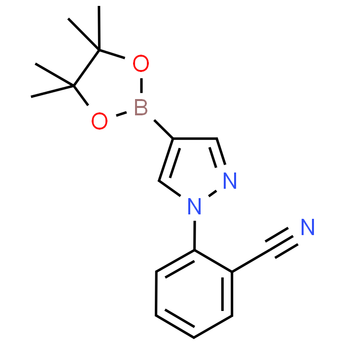 2-(4-(4,4,5,5-Tetramethyl-1,3,2-dioxaborolan-2-yl)-1H-pyrazol-1-yl)benzonitrile