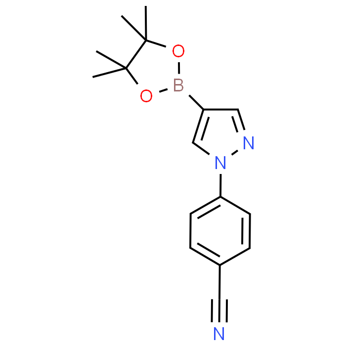 4-(4-(4,4,5,5-Tetramethyl-1,3,2-dioxaborolan-2-yl)-1H-pyrazol-1-yl)benzonitrile