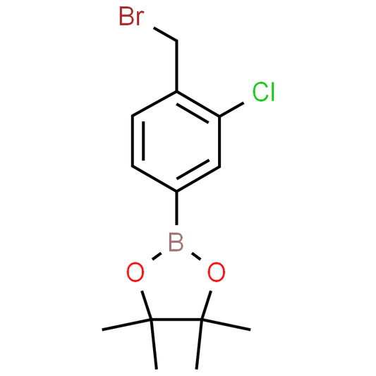 2-(4-(Bromomethyl)-3-chlorophenyl)-4,4,5,5-tetramethyl-1,3,2-dioxaborolane