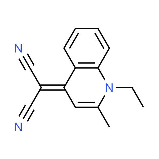2-(1-Ethyl-2-methylquinolin-4(1H)-ylidene)malononitrile